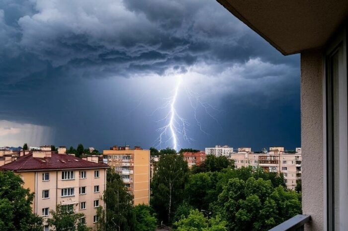 Правила поведения во время грозы